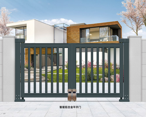 智能铝合金平开门
